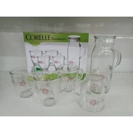 Pyrex / Corelle Glass and Jar / Tea Set / Glass / wedding gift