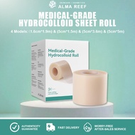 Medical Grade Hydrocolloid Sheet Roll of Tapes Hydrocolloid Patch Bandages For Scar, Acne | All Skin