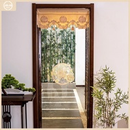 Door Curtain New Chinese Embroidery Door Curtain Winter Windproof Warm Curtain Transparent Suzhou Embroidery Door Curtain Bedroom Air Conditioning Cold-Proof Windshield
