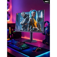 Monitor HKC 27 inci 2K gaming 300Hz kadar penyegaran tinggi Galaxy V7 dengan penyangga boleh laras k