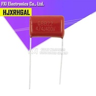 400V474j 0.47Uf 10Pcs Pitch 15Mm 470Nf 400V 474 CBB Polypropylene Film Capacitor New