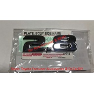 Letters Logo 2.8 Silver 2.8 For New Fortuner REVO