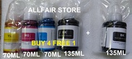 *4 FREE 1* Canon Refill ink GI-790 compatible Refill Ink for G series Printer GI-790 G2000 G1000 G10