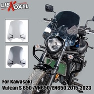 EN650 VN650 Windshield For Kawasaki Vulcan S 650 EN VN 650 2015-2023 Motorcycle Accessories Wind Scr