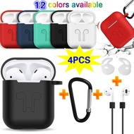Apple Airpods Silicone Cover Protective Dustproof and Leakproof Design i12 Case