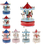 [tishita] Carousel Horse Girls Music Box,  Luxury Musical Carousel Box, Perfect Music Boxes for Kids