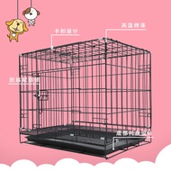 Dog Crate Small Dog Medium-sized Dog with Toilet Teddy Dog Crate Pet Cage Kennel Cat Cage Rabbit Cage Chicken Cage hHyn