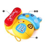 Mushroom House Shaped Music Phone Toy