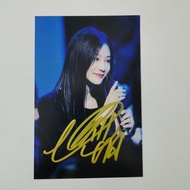 Yuan Yiqi Autographed Photo Yuan Yiqi Signature Photo Merchandise Collection Classmates Friends Girl