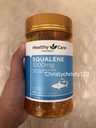 (現貨 200粒) ~Healthy Care 深海鯊魚丸 ( 角鯊烯) 1000MG (Healthy Care Squalene Tab.) ~到期日: 2025年 01月