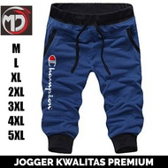 / Men's Big Size 3/4 Jogger Pants / Men's 3/4 Sports Pants / 3/4 Jogger Pants / Fleece Material