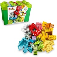 LEGO DUPLO Classic Deluxe Brick Box 10914 Starter Set - Features Storage Box, Bricks, Duplo Figures,