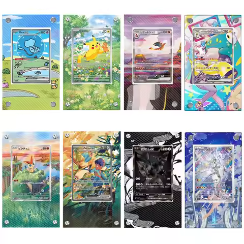 Pokemon Ptcg Reshiram Belibolt Mewtwo Victini Zekrom Charizard Reshiram Charmander Acrylic Protectiv