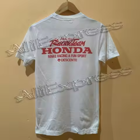 Honda Short Sleeve Motorcycle T Shirt for Racing Enthusiasts 2025 Vintage Quick Dry Breathable Jerse