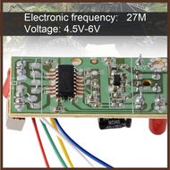 YELGIRL 2pair RC Control Board, Circuit Board PCB Transmitter RC Transmitter Board, Accessories 27Mh