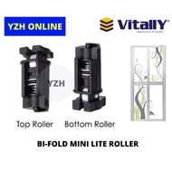 Bifold Door Roller (TOP / BOTTOM) VITALLY BI FOLD MINI LITE Hanya untuk pintu Vitally Mini Lite/One Lite
