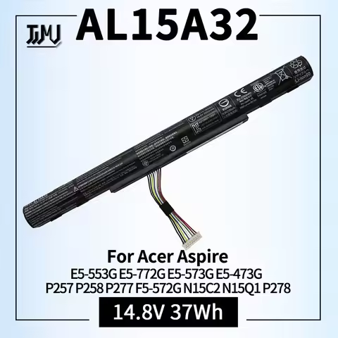 AL15A32 Laptop Battery for Acer Aspire E5-422 E5-573 E5-573G E5-573T E5-522 E722 E5-473G-561X - High