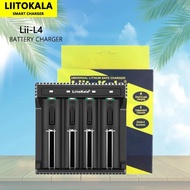 LiitoKala Lii-L4 3.7V 18650 Charger Li-ion Battery USB Independent Charging Portable High Power Discharge 18350 16340