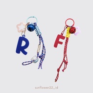 GANTUNGAN Sunflower22_id | Custom letter initial hanger | Initial letter charm bag