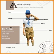 ❋ ✗ ↕ af SCOUTING UNIFORM FOR GIRLS TYPE A DRESS COMPLETE SET [JUNIOR]