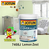 7408J LEMON ZEST   1L / 5L /15L  JOTUN Essence Cover Plus ( Sheen ) / INTERIOR PAINT /   Cat Rumah Dalam