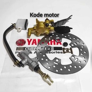 3item Vixion Old/New Piringan + Kaliper Caliper Cakram Belakang + Master Rem Set Belakang Yamaha Vix