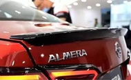 spoiler สปอยเลอร์ สปอยเลอร์หลัง Almera 2020 2021 2022 2023 ทรงแนบ ไม่ทำสี ราคาพิเศษ!!