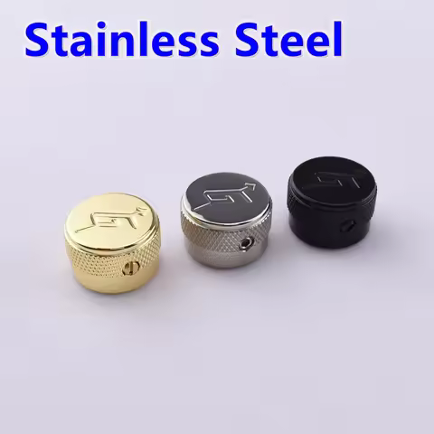 Original Japanese Stainless Steel Gretsch Knob With Engraved "G" Arrow Indicator, Guitar Volume Tone