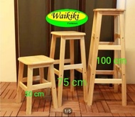 kursi baso 100 cm kursi kayu 100 cm kursi tinggi 100 cm