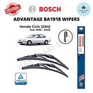 Original Bosch Advantage BA1918 U Hook Wiper (Set) for Honda Civic (S04)(Year 1995-2000) (19"/18")