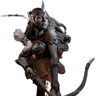 1/10 Elf Archer Bust Resin Figurine Female soldier White Mold(Original Special) A-812#