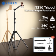 INBEX IT-210 210cm 2.1m Stand Tripod with Phone Holder for Content Creator / Lighting
