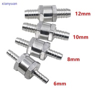 [xianyuan] 6/8/10/ 12mm Valves Aluminium Alloy Fuel Non Return Che Valve Fit Carburettor XY