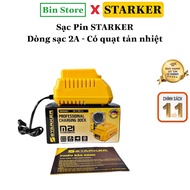 Sạc dock 18V-21V STARKER dùng cho pin phổ thông Makita 20V 21V 199V… máy khoan máy bulong - sạc 2A/1