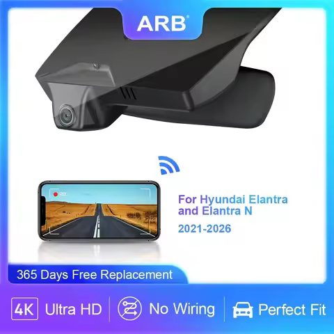 ARB 4K Dash Cam for Hyundai Elantra/Elantra N 2021-2026, OEM Style Car DVR with WiFi APP Night Visio