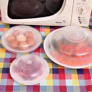 微波爐專用加熱用具碗蓋子冰箱圓形塑料透明防濺油保鮮蓋碗蓋菜罩