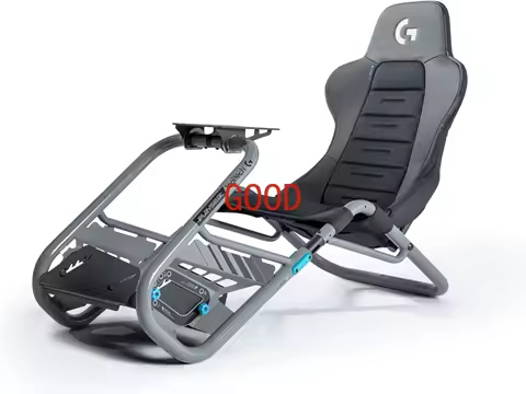 Logitech G Edition Sim Racing Cockpit Fully Adjustable Supports all Direct Drive Steering Wheels Lig