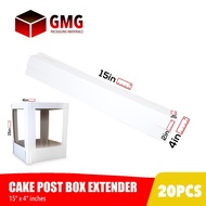 【packing shop] GMG Cake Post Box Extender 15 x 4 inches (20pcs)