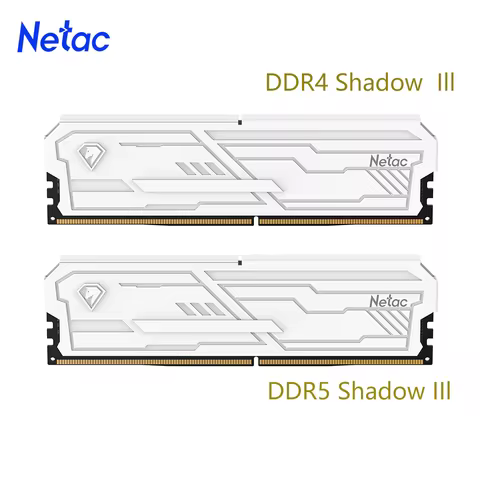 Netac RAM DDR4 Memoria 8G 16G 8GX2 16GX2 3200MHz 3600MHz DDR5 4800MHz 5600MHz Ram UDIMM High-Quality