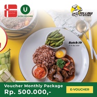 Yellowfit Kitchen Monthly Package Rp. 500.000 Voucher Value - Digital Code