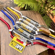 Low-Cut Motocross Handlebars With Gloves Aluminum Work Size 22 Mm Length 73 Cm (Measured From Left T