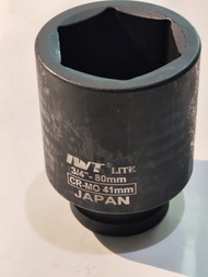 Mata sok 41 mm impact panjang - square 3/4 inch - deep impact socket iwt tools