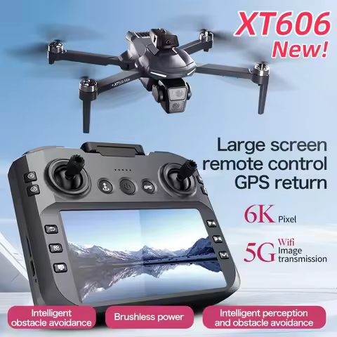 XT606 Drone Brushless Motor Screen Remote HD Aerial Photography GPS Intelligent Positioning Remote C