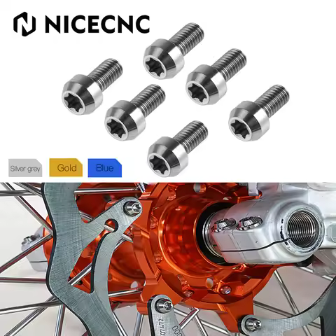 M6 x 12 Brake Disc Rotor Screws For KTM EXC EXC-F XCW XCF-W SX SXF XC XC-F 125 250 300 380 400 450 5