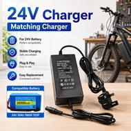 Electric bicycle lithium-ion battery 24V 50Ah 7S3P 18650 lithium-ion battery pack with 2A charger fo