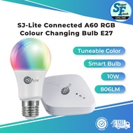 SJ-Lite Connected A60 RGBW Colour Changing Bulb E27 [16 Million Colours] || Light Bulb