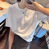 95% Cotton 5% Spandex Women's T-Shirt | Korean Style 2025 Edition