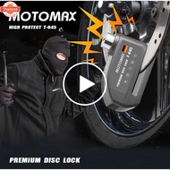 Motomax Disk Lock ดิสล็อค ล็อคดิสเรค ล็อคดิสเรคมอเตอร์ไซค์ ระการขโมย พร้อมเสียงเตือน