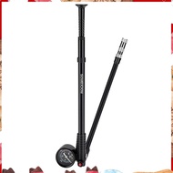 300PSI Bicycle Pump High-Pressure Front Fork Pump with Schrader Presta Valve Compatibility  Front Fo