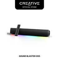 Creative Sound Blaster GS5 - Versatile RGB Gaming Soundbar with SuperWide™ Technology